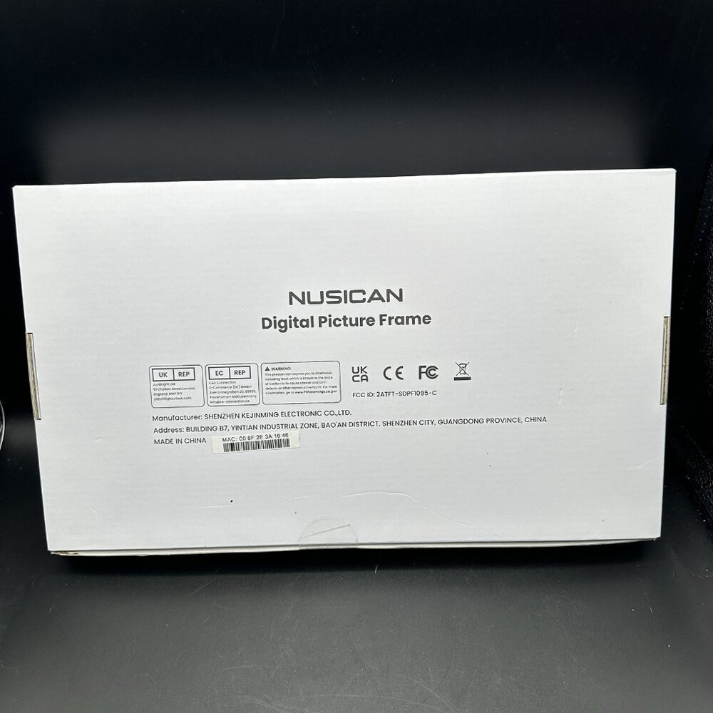Digital Picture Frame 10.1" Digital Photo Frames Touch Screen NUSICAN Wifi Cloud - Picture 2 of 7